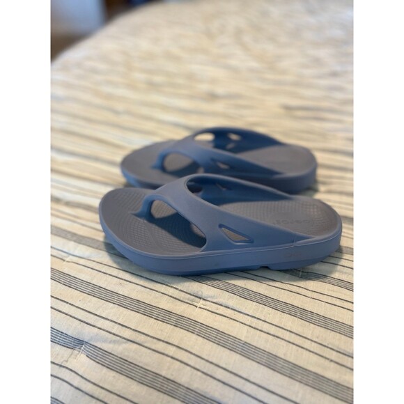 OOFOS OOriginal Light Blue Flip Flip Sandals Women’s Size 7 | Men’s Size 5 - Picture 7 of 9